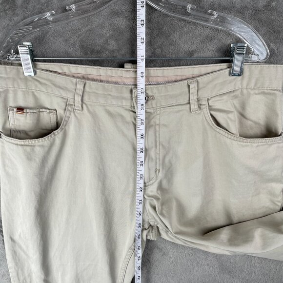 Zara Man beige basic collection sportswear chinos men’s 36 straight fit y2k - Picture 7 of 9